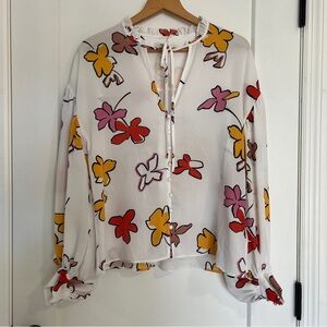 Ted Baker Thurso Floral High-low Blouse